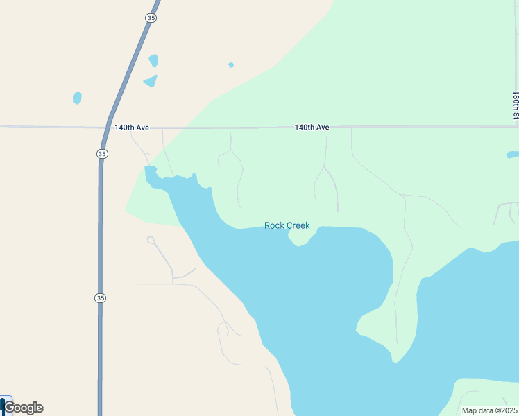 map of restaurants, bars, coffee shops, grocery stores, and more near 1369 Bay View Drive in Saint Croix Falls
