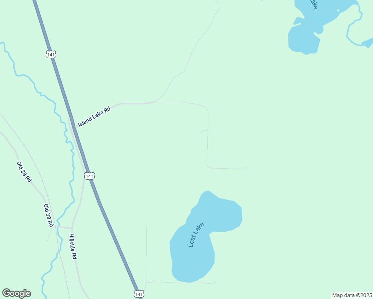 map of restaurants, bars, coffee shops, grocery stores, and more near N12426 East Lost Lake Road in Wausaukee