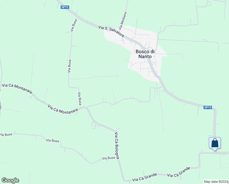 map of restaurants, bars, coffee shops, grocery stores, and more near 49 Via Cà Montanare in Provincia di Vicenza