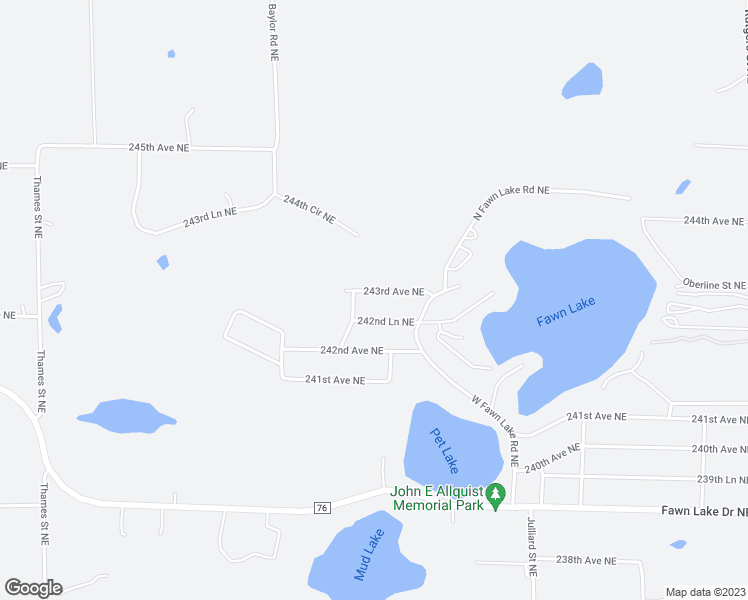 map of restaurants, bars, coffee shops, grocery stores, and more near 8134 243rd Ave NE in Stacy