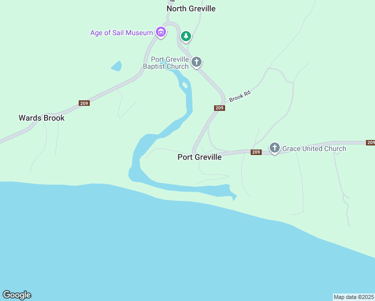 map of restaurants, bars, coffee shops, grocery stores, and more near 6 Ratchford Road in Parrsboro