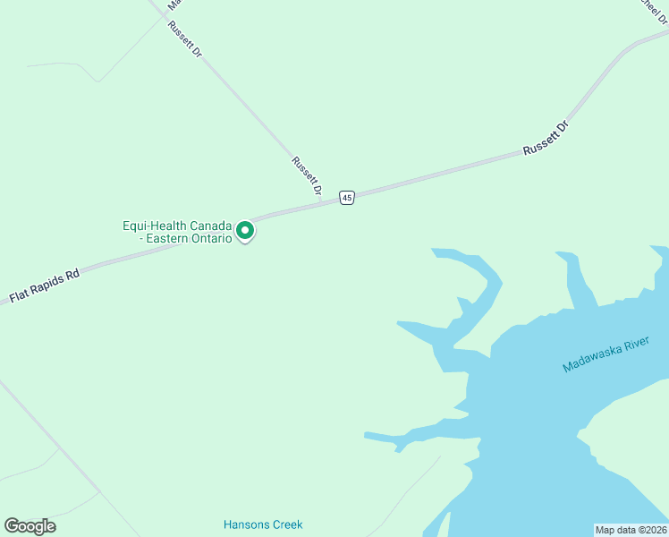 map of restaurants, bars, coffee shops, grocery stores, and more near 67 Flat Rapids Road in Arnprior