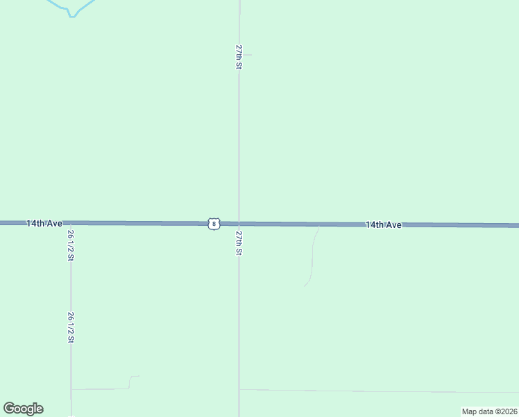 map of restaurants, bars, coffee shops, grocery stores, and more near 1415 27th Street in Rice Lake