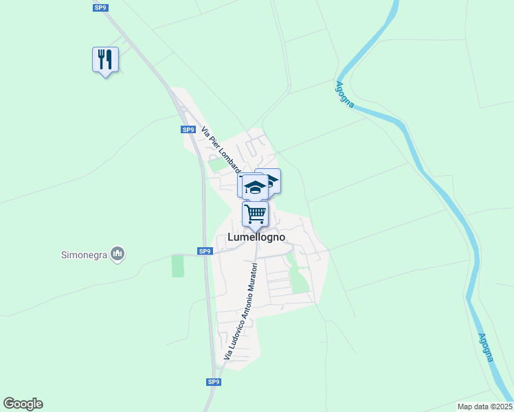 map of restaurants, bars, coffee shops, grocery stores, and more near 1a Via Gaudenzio Bigliani in Lumellogno