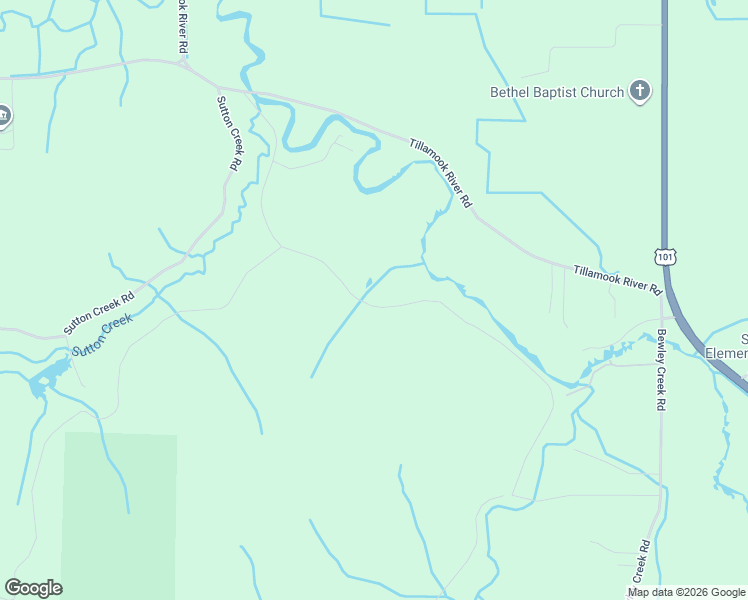 map of restaurants, bars, coffee shops, grocery stores, and more near 6510 Weber Road in Tillamook
