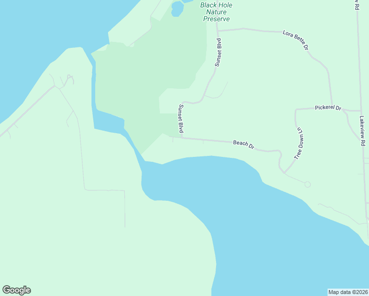 map of restaurants, bars, coffee shops, grocery stores, and more near 6394 South Beach Drive in Alanson