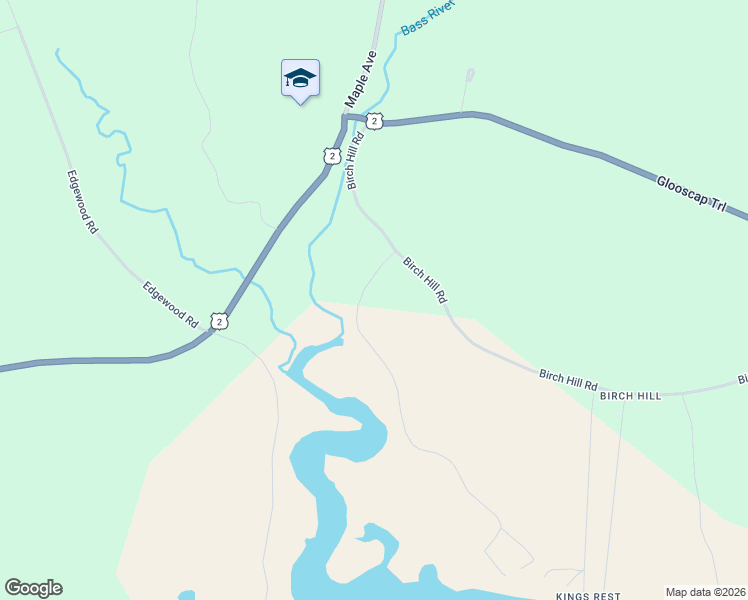map of restaurants, bars, coffee shops, grocery stores, and more near 51 Judge Fulton Road in Bass River