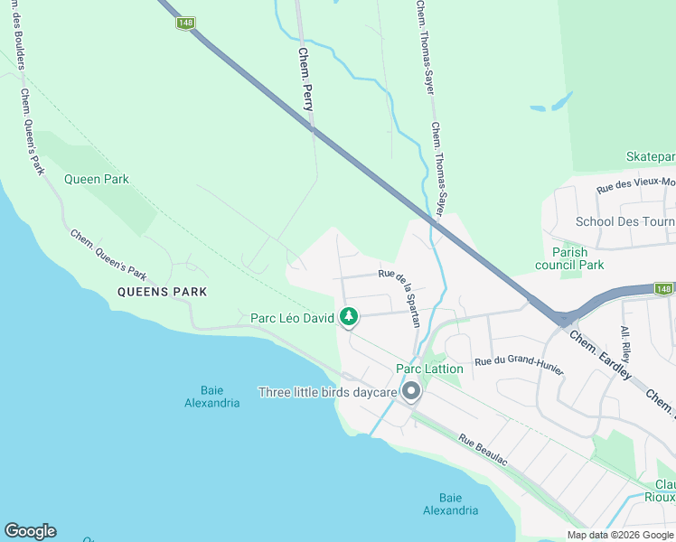 map of restaurants, bars, coffee shops, grocery stores, and more near 128 Rue de la Lobo in Gatineau