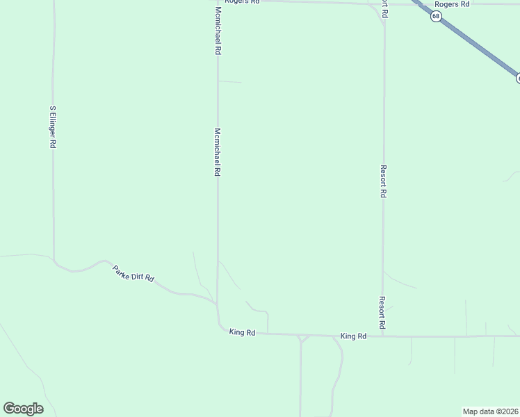 map of restaurants, bars, coffee shops, grocery stores, and more near 3681 Mcmichael Road in Alanson