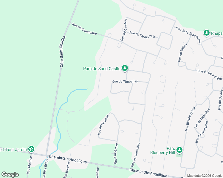 map of restaurants, bars, coffee shops, grocery stores, and more near 2844 Rue de Lafayette in Saint-Lazare