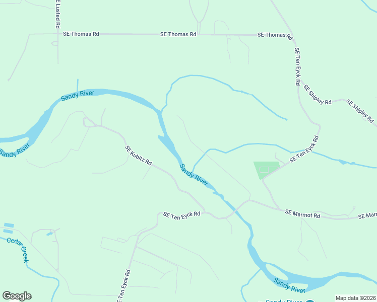 map of restaurants, bars, coffee shops, grocery stores, and more near 41370 Southeast Bacon Creek Lane in Sandy