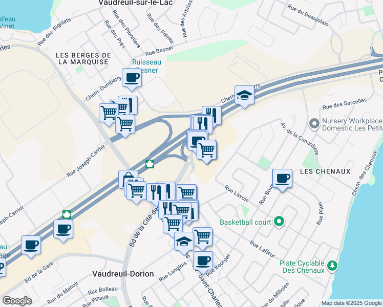 Boulevard de la CitédesJeunes, VaudreuilDorion QC Walk Score