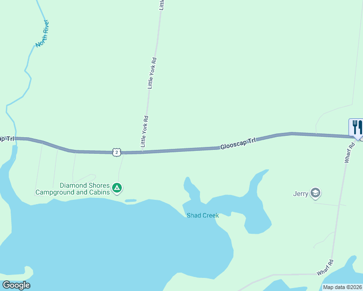 map of restaurants, bars, coffee shops, grocery stores, and more near 607 Nova Scotia 2 in Five Islands