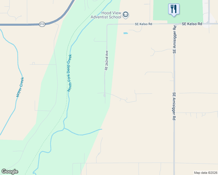 map of restaurants, bars, coffee shops, grocery stores, and more near 15440 Southeast 262nd Avenue in Boring