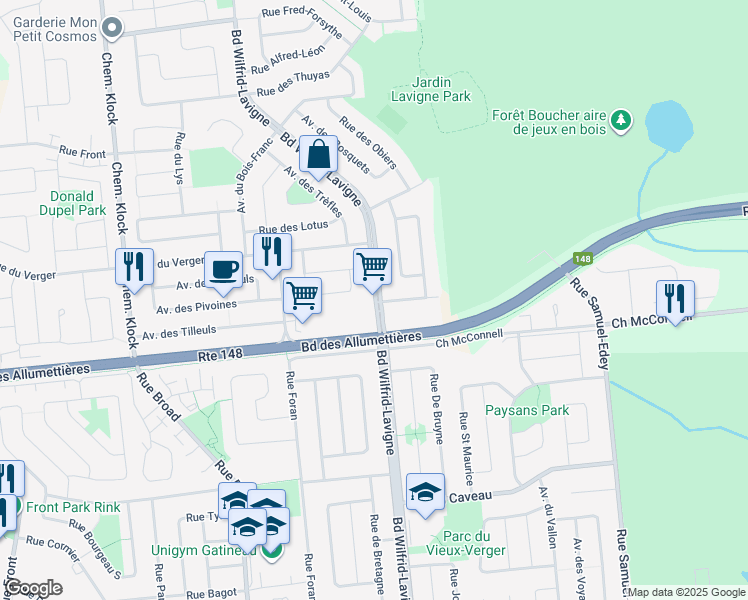 797 Boulevard Wilfrid Lavigne, Gatineau QC Walk Score