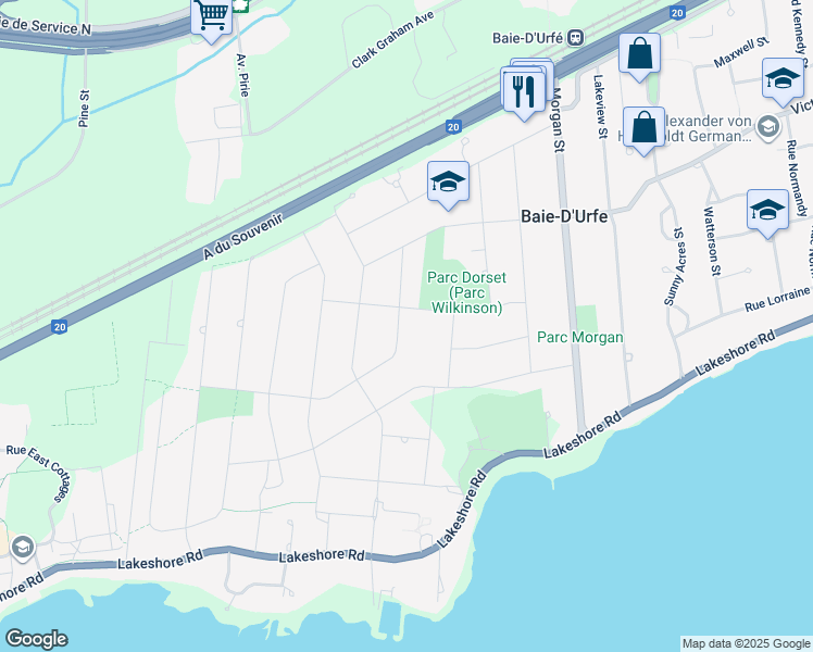 694 Rue Victoria, Baied'Urfé QC Walk Score