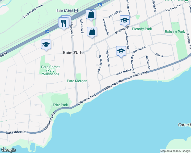 8 Rue Sunny Acres, Baied'Urfé QC Walk Score