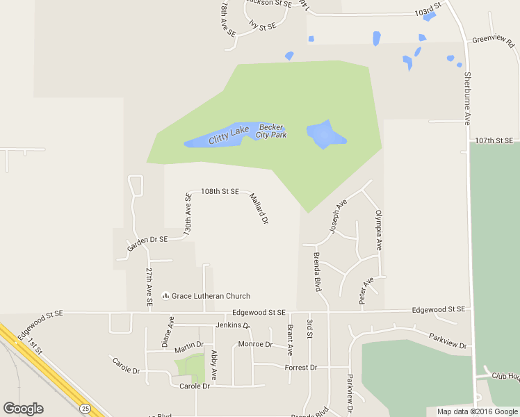 map of restaurants, bars, coffee shops, grocery stores, and more near 10819 Mallard Drive in Becker