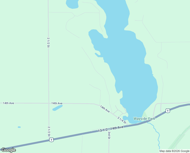 map of restaurants, bars, coffee shops, grocery stores, and more near 1421 3rd Street in Turtle Lake