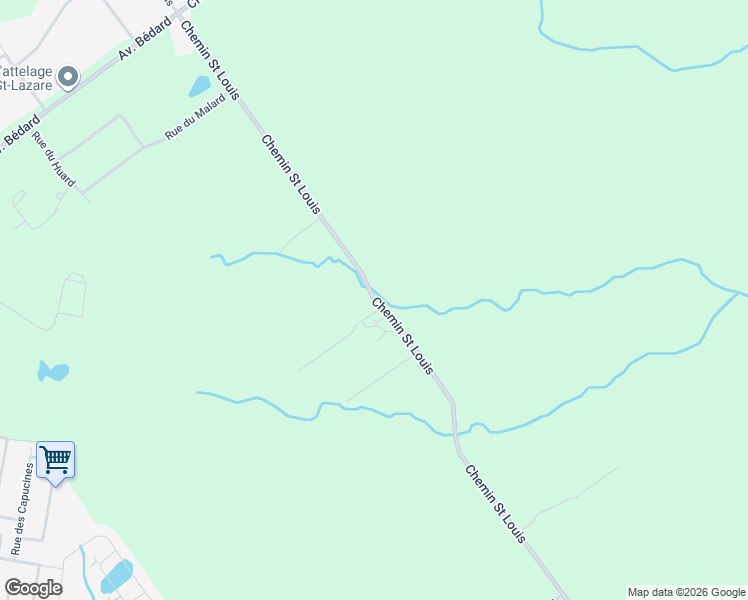 map of restaurants, bars, coffee shops, grocery stores, and more near Chemin Saint Louis in Vaudreuil-Soulanges