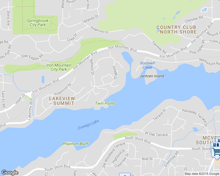 map of restaurants, bars, coffee shops, grocery stores, and more near 1600 View Lake Court in Lake Oswego