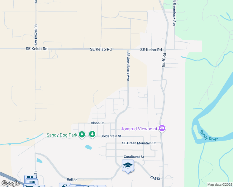 map of restaurants, bars, coffee shops, grocery stores, and more near 15131 Sunflower Avenue in Sandy