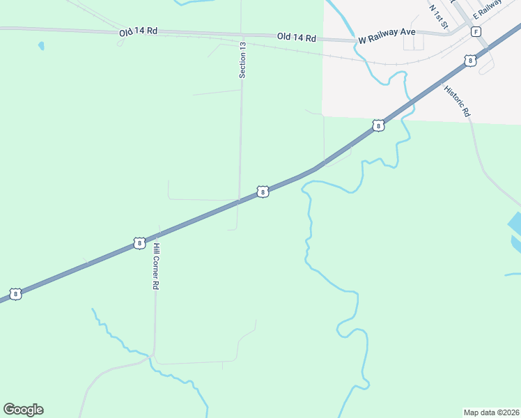 map of restaurants, bars, coffee shops, grocery stores, and more near W14691 U.S. 8 in Weyerhaeuser