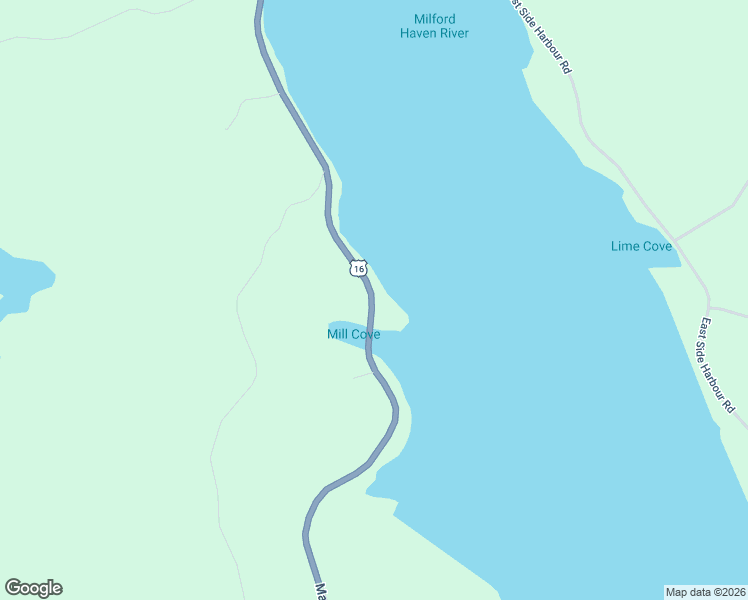 map of restaurants, bars, coffee shops, grocery stores, and more near 10818 Nova Scotia Trunk 16 in Guysborough