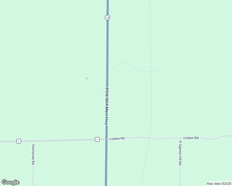 map of restaurants, bars, coffee shops, grocery stores, and more near N1038 State Highway 13 in Ogema