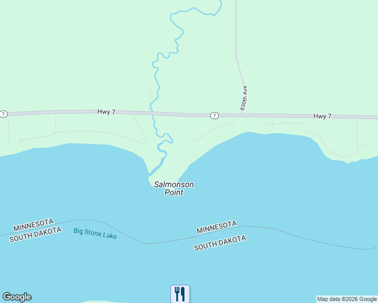 map of restaurants, bars, coffee shops, grocery stores, and more near 83298 Salmonson Drive in Clinton