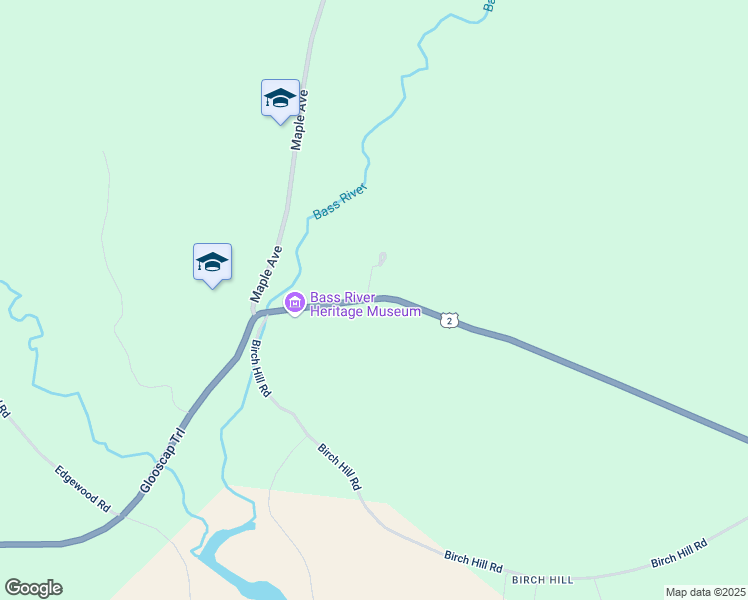 map of restaurants, bars, coffee shops, grocery stores, and more near 5718 Nova Scotia 2 in Bass River