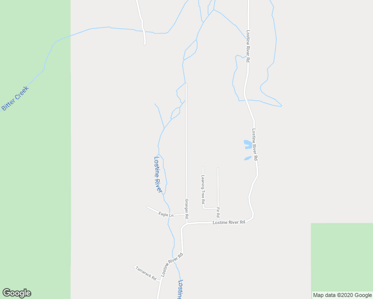 map of restaurants, bars, coffee shops, grocery stores, and more near Granger Road in Lostine