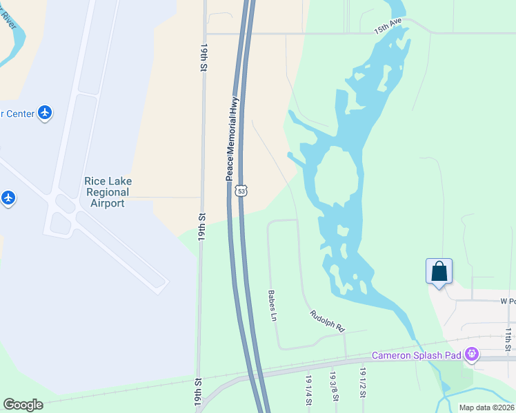 map of restaurants, bars, coffee shops, grocery stores, and more near 410 Babes Lane in Cameron