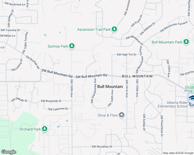 map of restaurants, bars, coffee shops, grocery stores, and more near 14434 Southwest Chardonnay Avenue in Tigard