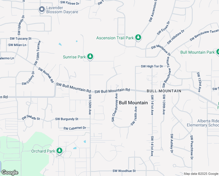 map of restaurants, bars, coffee shops, grocery stores, and more near 14475 Southwest 148th Place in Tigard
