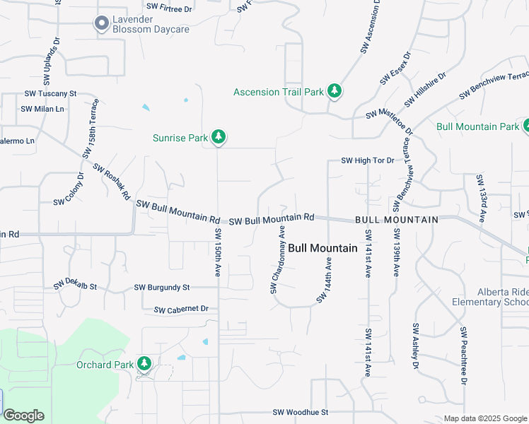 map of restaurants, bars, coffee shops, grocery stores, and more near 14475 Southwest 148th Place in Tigard