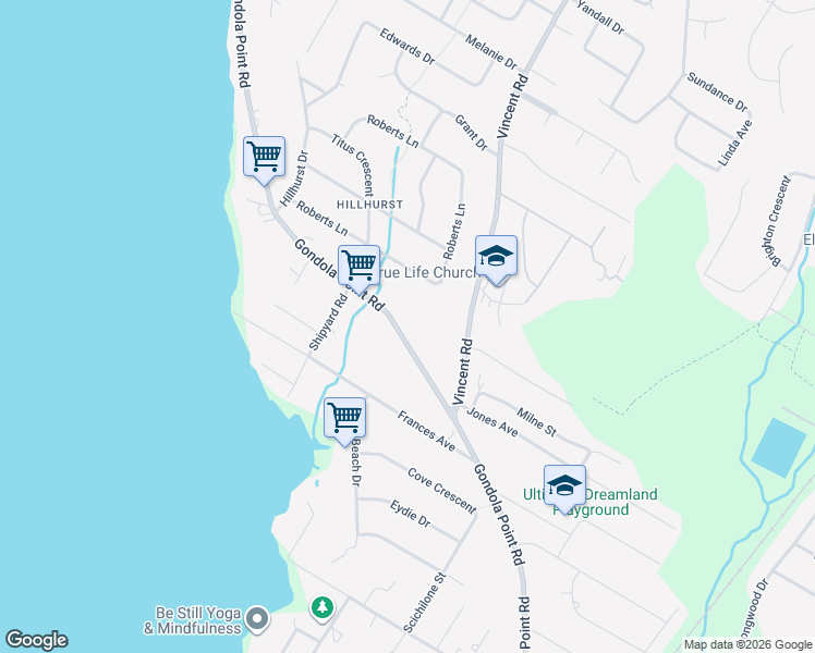 map of restaurants, bars, coffee shops, grocery stores, and more near in Rothesay