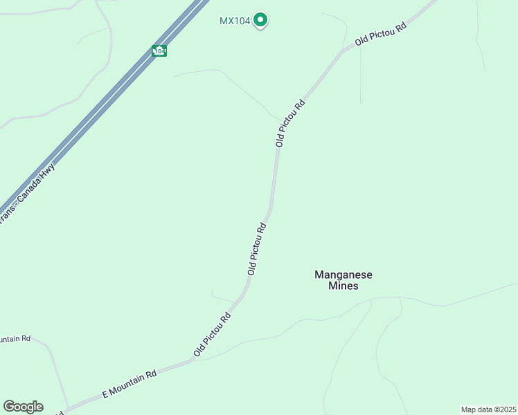 map of restaurants, bars, coffee shops, grocery stores, and more near 177 Old Pictou Road in Manganese Mines