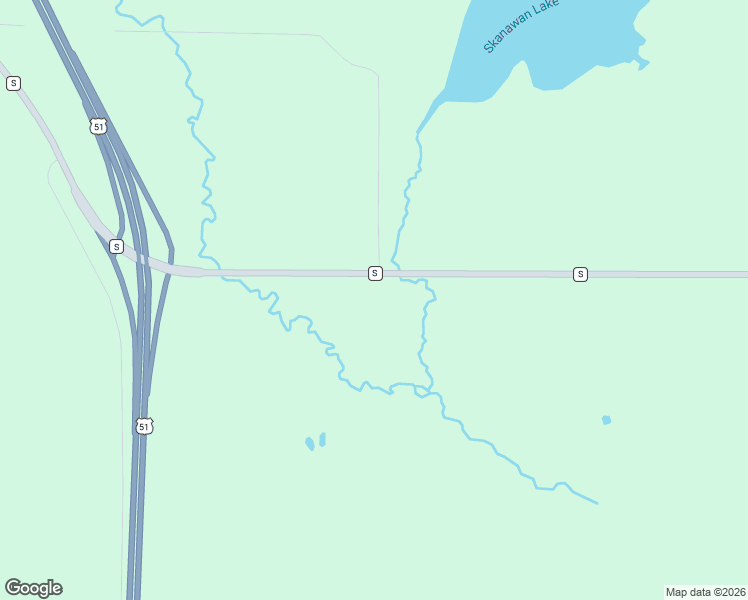 map of restaurants, bars, coffee shops, grocery stores, and more near W4699 County Road S in Irma
