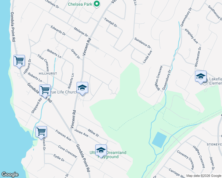 map of restaurants, bars, coffee shops, grocery stores, and more near 1 Tranquility Lane in Quispamsis