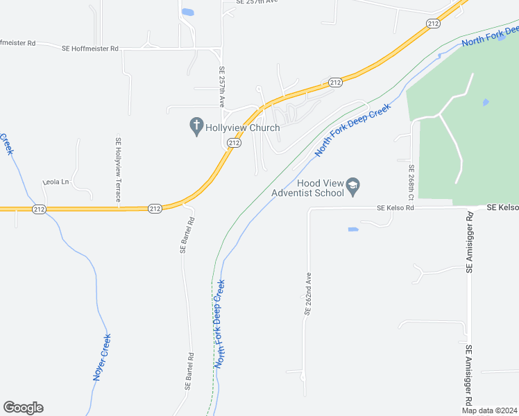 map of restaurants, bars, coffee shops, grocery stores, and more near 14515 Southeast 262nd Avenue in Boring