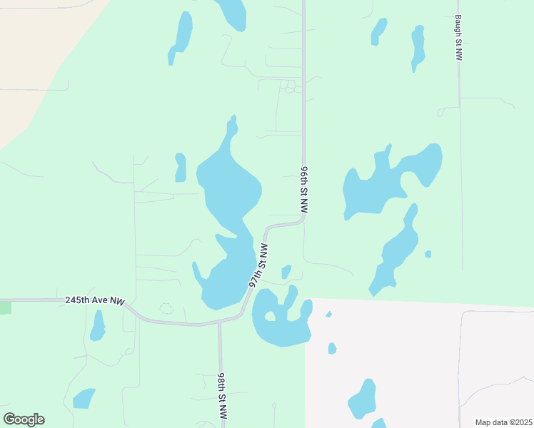 map of restaurants, bars, coffee shops, grocery stores, and more near 24710 96th Street Northwest in Zimmerman