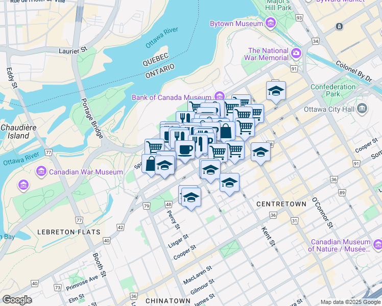 101 Lyon Street North, Ottawa ON Walk Score