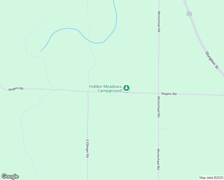 map of restaurants, bars, coffee shops, grocery stores, and more near 10950 Rogers Road in Alanson