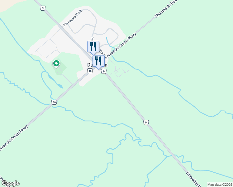 map of restaurants, bars, coffee shops, grocery stores, and more near 2692 Dunrobin Road in Dunrobin