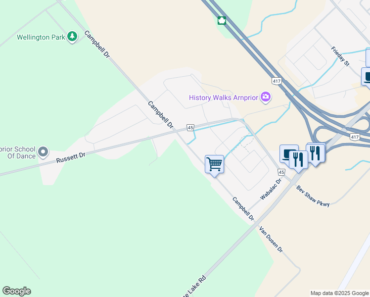 147 Campbell Drive, Arnprior ON Walk Score