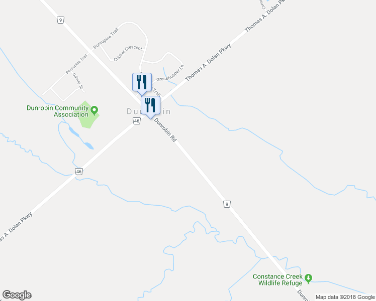 map of restaurants, bars, coffee shops, grocery stores, and more near 2692 Dunrobin Road in Dunrobin