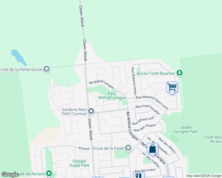 map of restaurants, bars, coffee shops, grocery stores, and more near 969 Boulevard Wilfrid-Lavigne in Gatineau