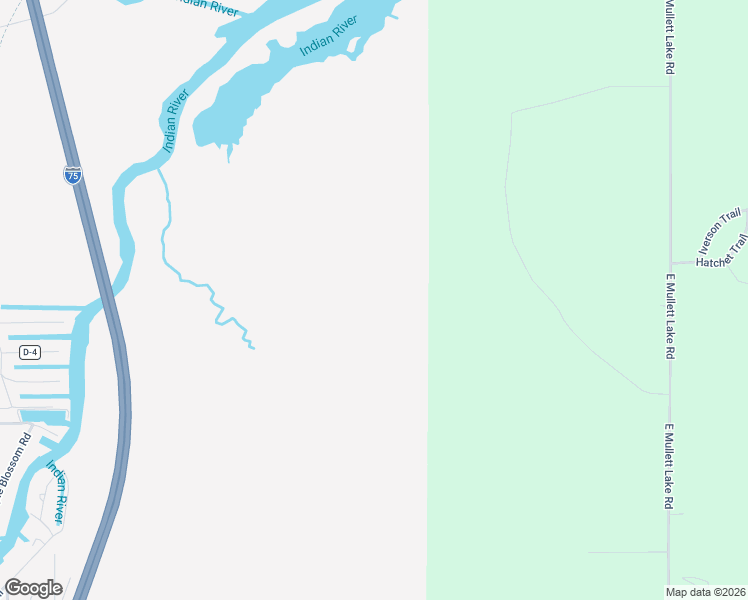 map of restaurants, bars, coffee shops, grocery stores, and more near 4952 Noka Trail in Indian River