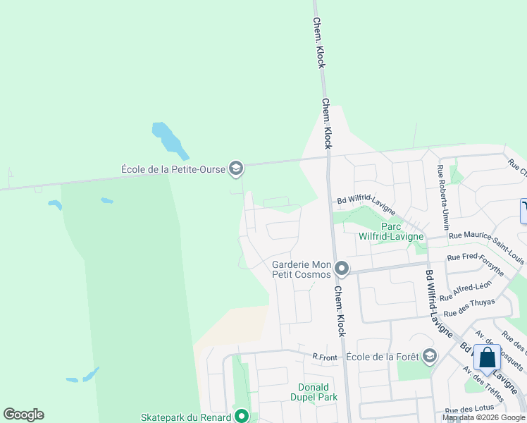 map of restaurants, bars, coffee shops, grocery stores, and more near 162 Rue de la Marmotte in Gatineau